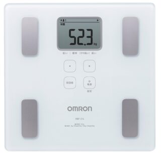 ترازو هوشمند وزن ،چربی،BMI و کالری ، مارک امرون ژاپن OMRON HBF-214 (مونتاژ چین) استوک ژاپن