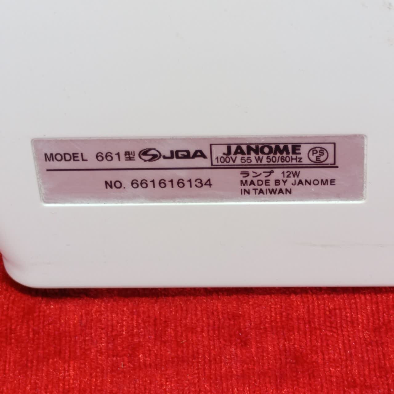 چرخ خیاطی ژانومه N-572مدل 661 JANOME (استوک ژاپن) - Image 7