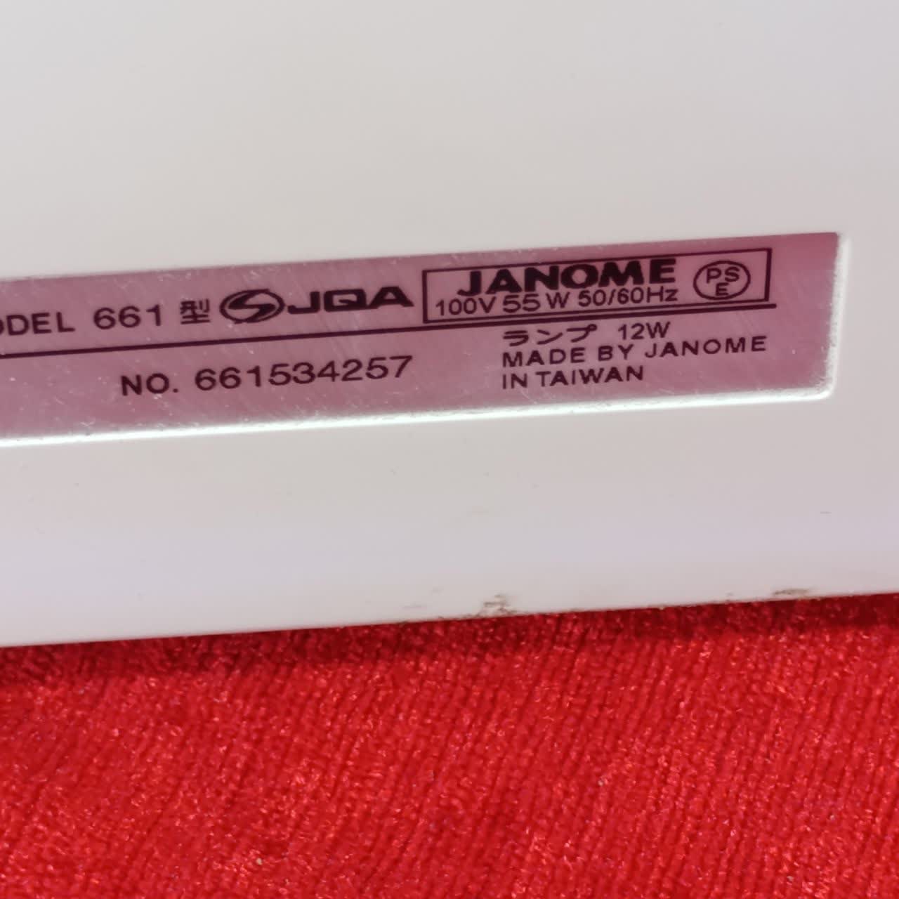 چرخ خیاطی ژانومه N-571مدل 661 JANOME (استوک ژاپن) - Image 9