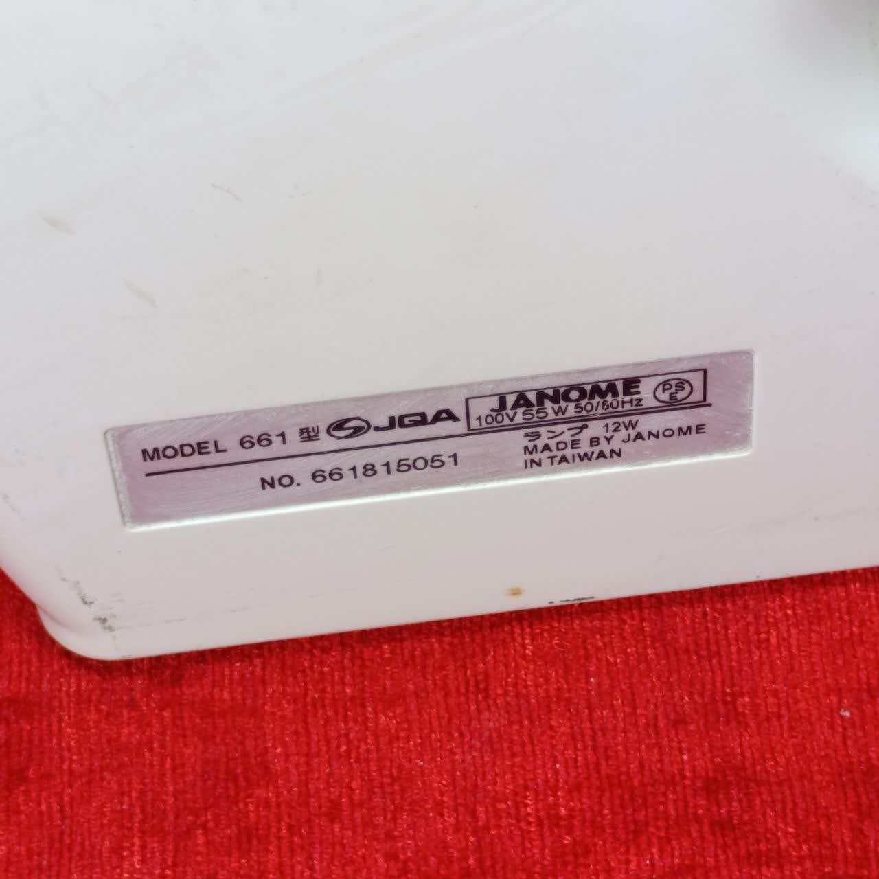 چرخ خیاطی ژانومه مدل 661 JANOME (استوک ژاپن) - Image 11