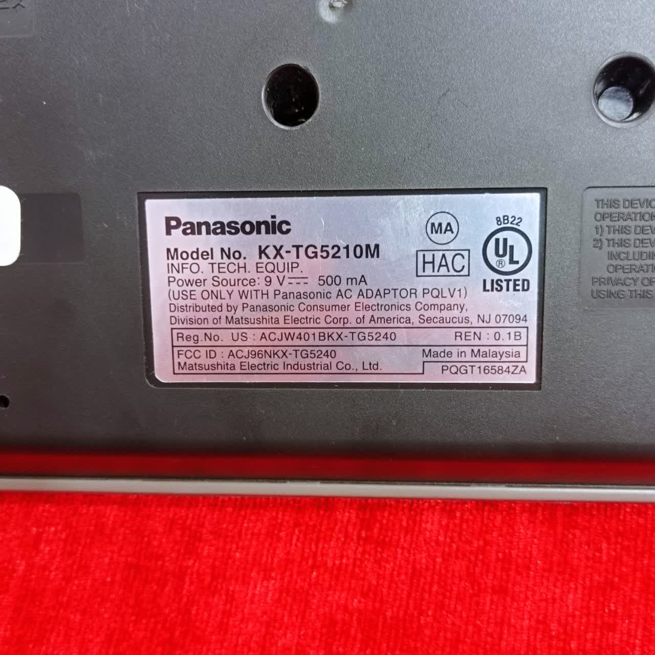 تلفن بیسیم پاناسونیک Panasonic KX-TG5210 - Image 10