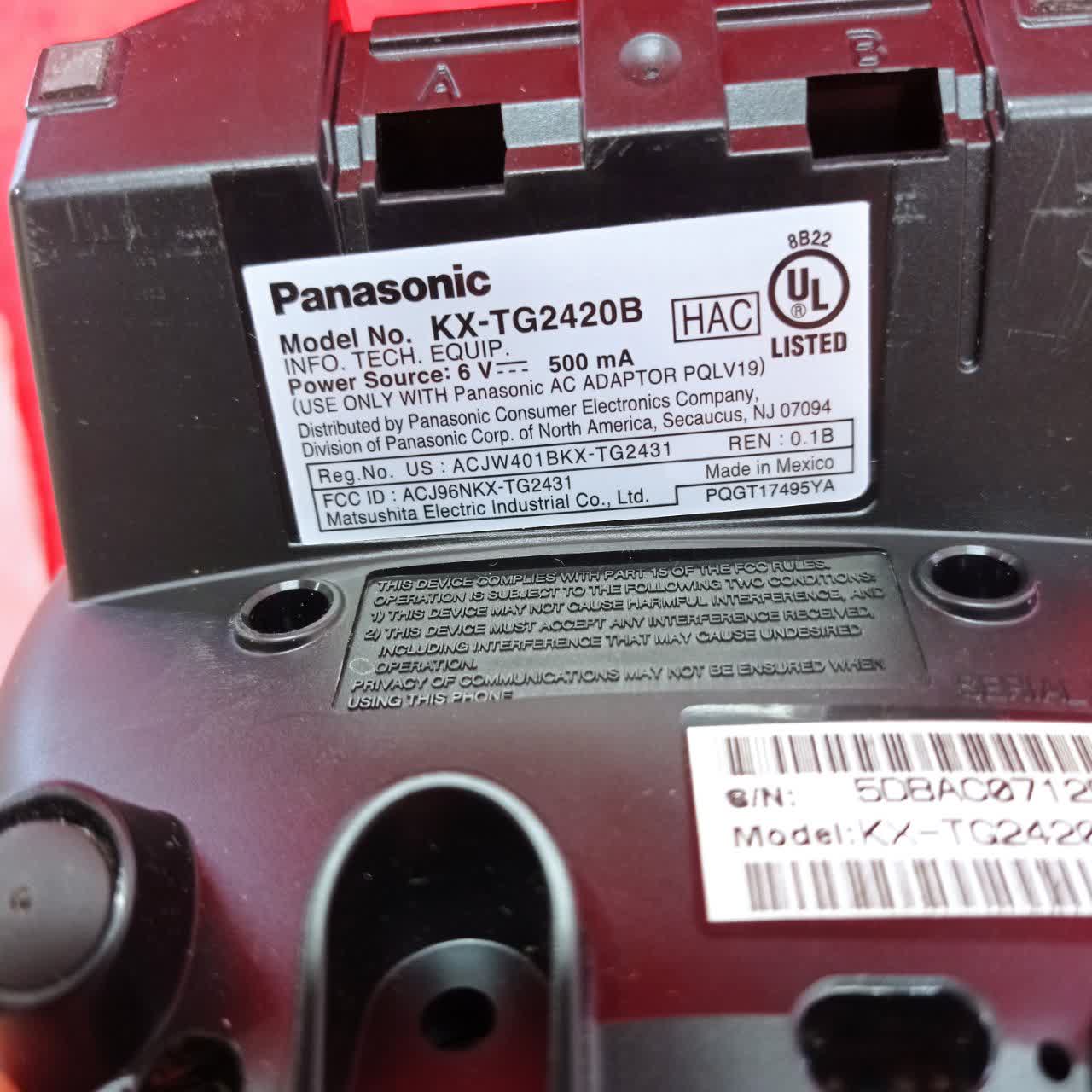 تلفن بیسیم پاناسونیک Panasonic KX-TG2420B - Image 10