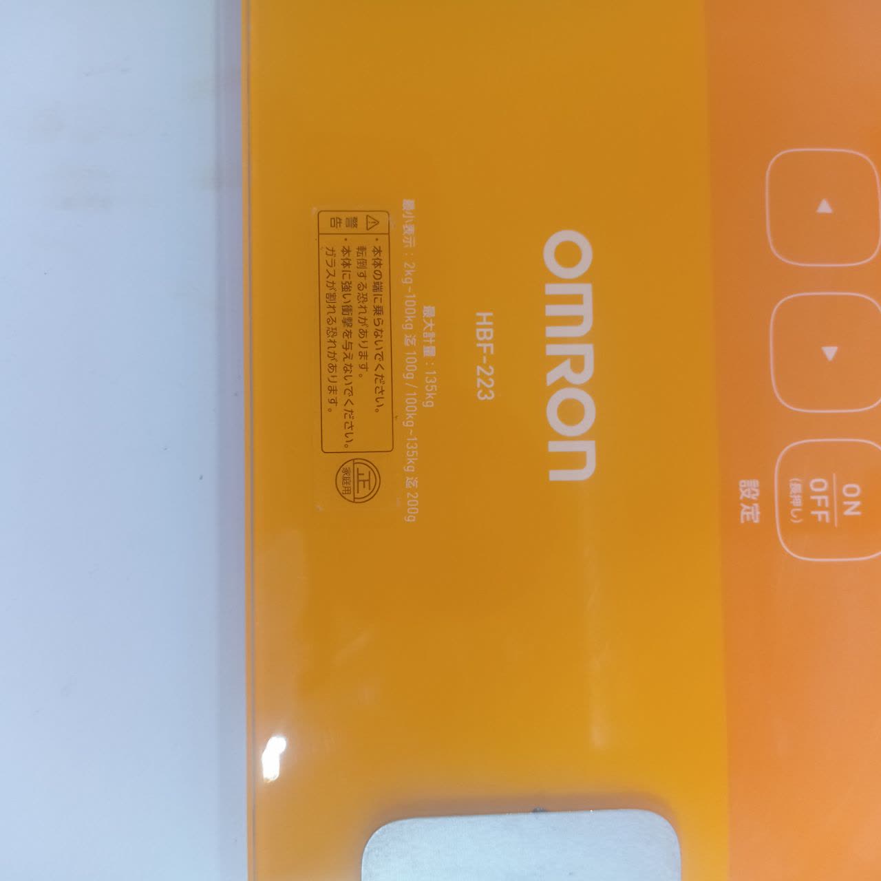 ترازو وزن مارک امرون ژاپنOMRON HBF-223(مونتاژ چین) استوک ژاپن - Image 5